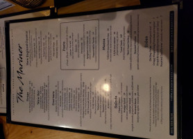 The Mariner menu