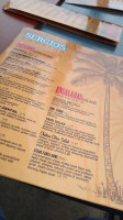 Sergio's Cantina menu