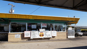 Keller's Hamburgers outside