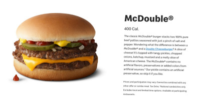 Mcdonald's food