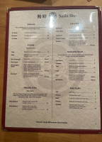 Yoshio Sushi menu