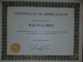 Wild West Bbq food