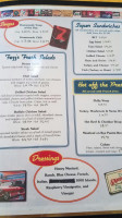 Fezz's Diner menu