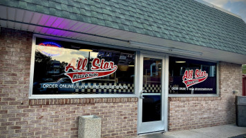 All Star Pizza Subs food