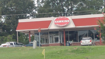 Hawkin's Family outside