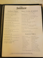 The Swanson menu