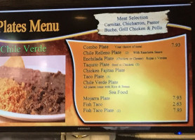 El Taquito menu