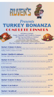 Ruven's Restaurant menu