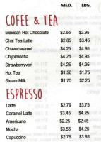 Sabor Latino 17 menu