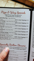 Stefano's Pulaski menu