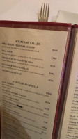 Tara Indian Cuisine menu