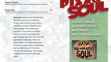 Pizza Soul menu