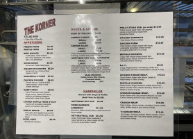 Korner Pizzeria Family menu