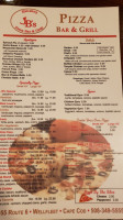 Jb's Pizza Grill menu