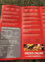 Westside Pizza menu