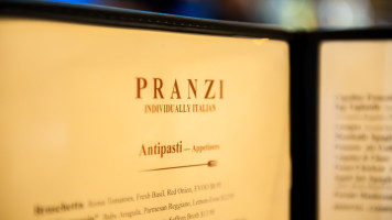 Pranzi menu