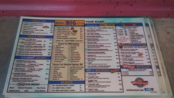 Old Town Ice House menu