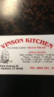 Vinson Kitchen food