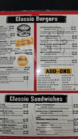 Frisco Burger menu