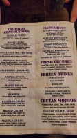 Purple Parrot Grill Beach Haus Biergarten menu