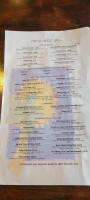 Purple Parrot Grill Beach Haus Biergarten menu