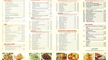 Asian Cafe menu