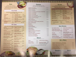 Vinny Pizza Subs menu