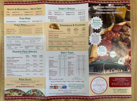 Vinny Pizza Subs menu