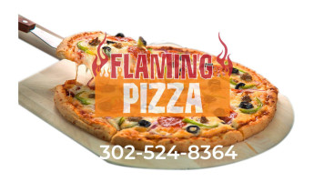 Flaming Pizza food