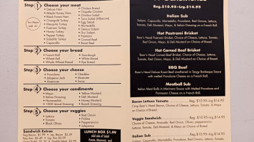 Agoura Liquor Deli menu