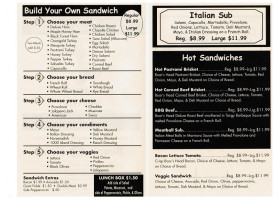 Agoura Liquor Deli menu