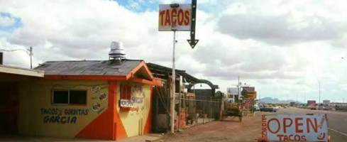 Tacos Y Gorditas Garcia outside