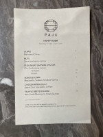 Paju menu