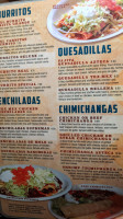 Santa Fe Mexican menu