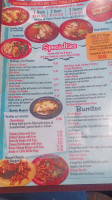 La Estrella Mexican menu