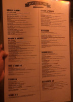 Waterfront menu