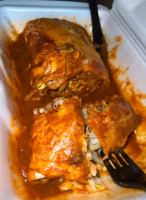 Taos Chicharron Burrito food