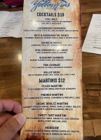 Yellowfin's Grill menu