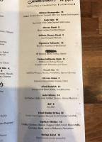 Yellowfin's Grill menu