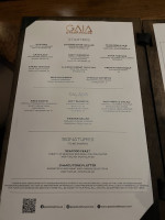 Gaia Steakhouse menu