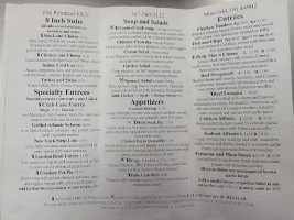 Reindeer Grill, Llc menu