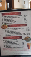 Grandma’s Thai Cuisine menu