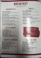 Taste Of The South menu