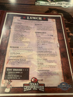 Texas Chuck Wagon menu