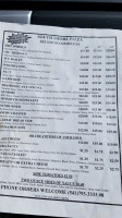 South Shore Pizza menu