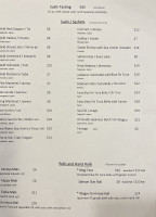 Wako Japanese menu