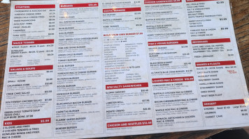 Toro Burger menu