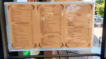 Café Raj menu