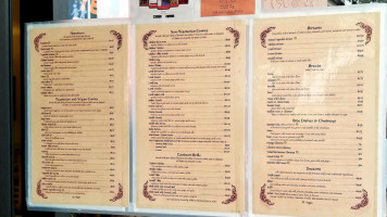 Café Raj menu