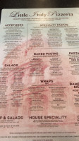 Little Italy Pizzeria menu